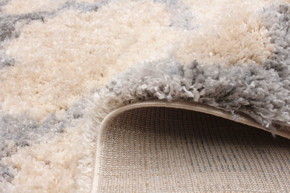 Moroccan Trellis Shag Rug