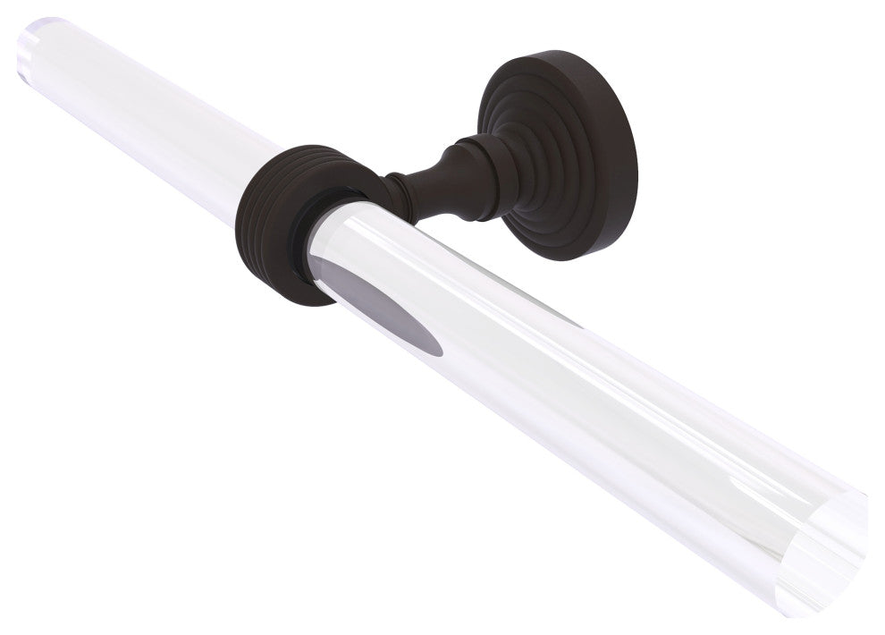 Pacific Grove 2 Arm Guest Towel Holder with Groovy Accents, Oil Rubbed Bronze
