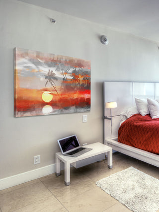 "Reflective Sun" Print on Canvas, 30"x20"