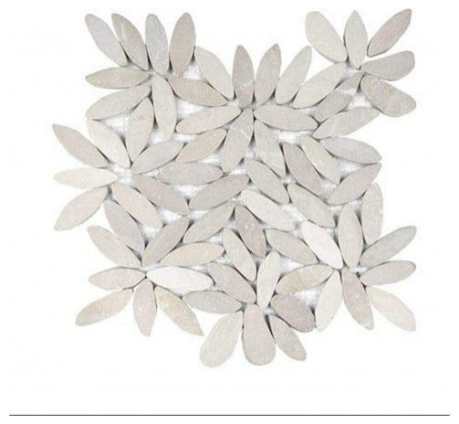 Magnolia 12x12 Interlocking Natural Pebble Tile, 10 Sheets