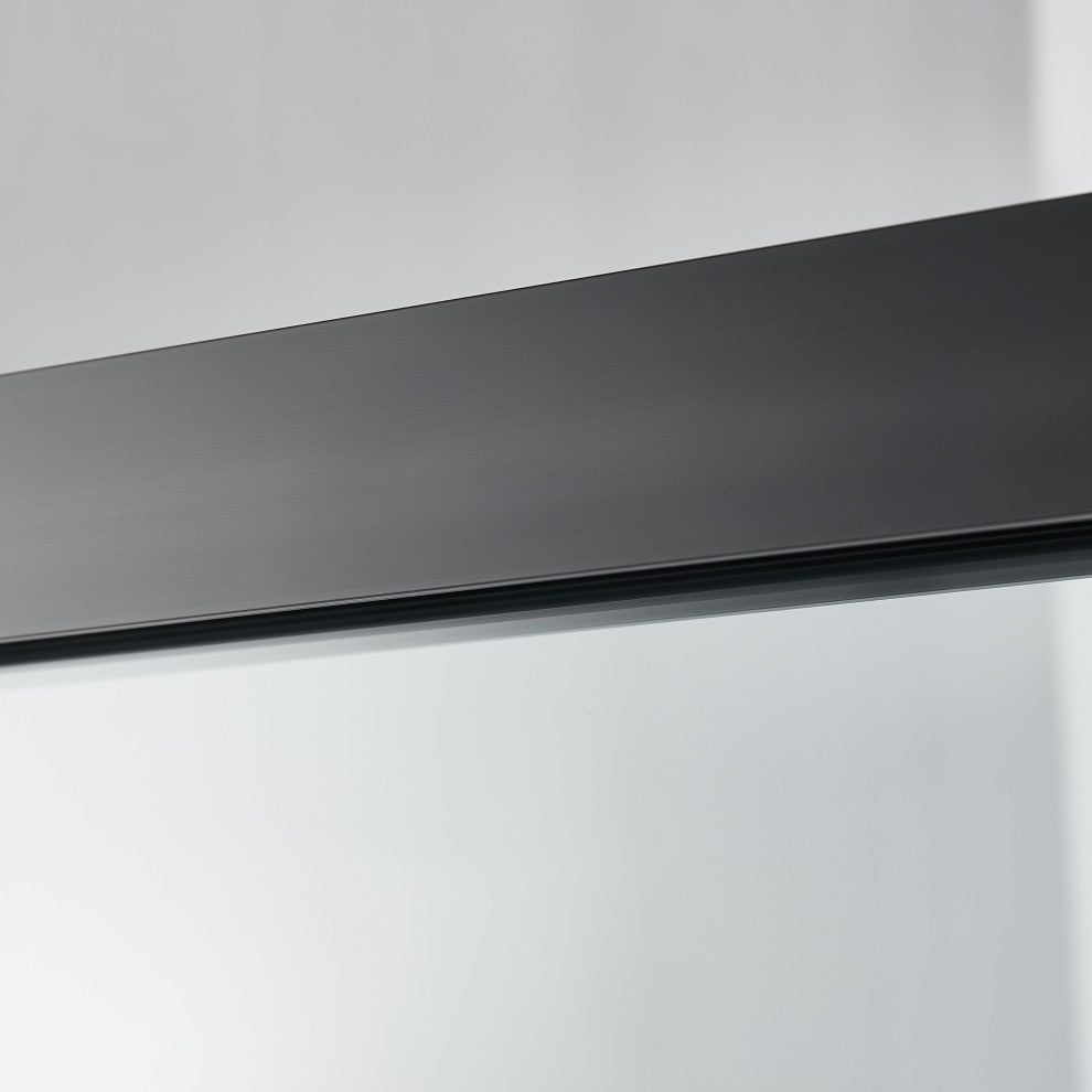 Double Sliding Framed Shower Door, 72"76"