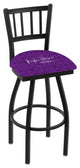 Holland L018 Jimi Hendrix Purple Haze 30" Swivel Bar Stool - Black