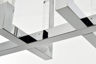 48" Adjustable LED Pendant, Chrome