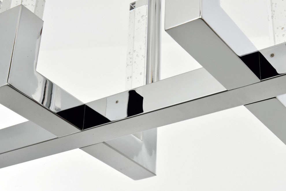 48" Adjustable LED Pendant, Chrome