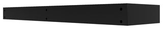CastelloUSA Pyramid Solid Surface Wall Mounted Ramp Basin Sink, Black, 72", Standard