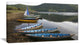 Wonderful View of Pokhara Boats, Boat Canvas Art Print, 32"x16"