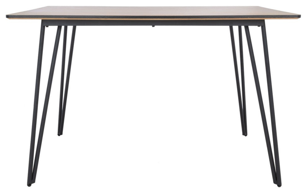 Safavieh Lexzandra Dining Table, Natural/Black
