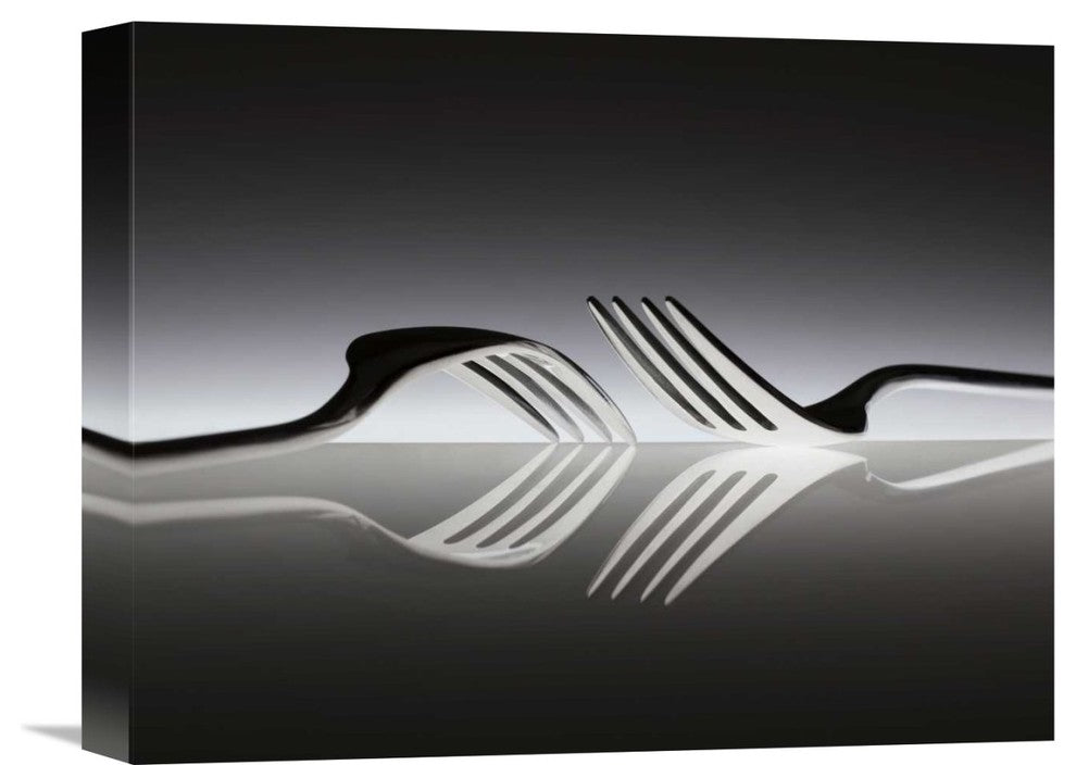 "Opposites" Stretched Canvas Giclee by Wieteke De Kogel, 16"x13"