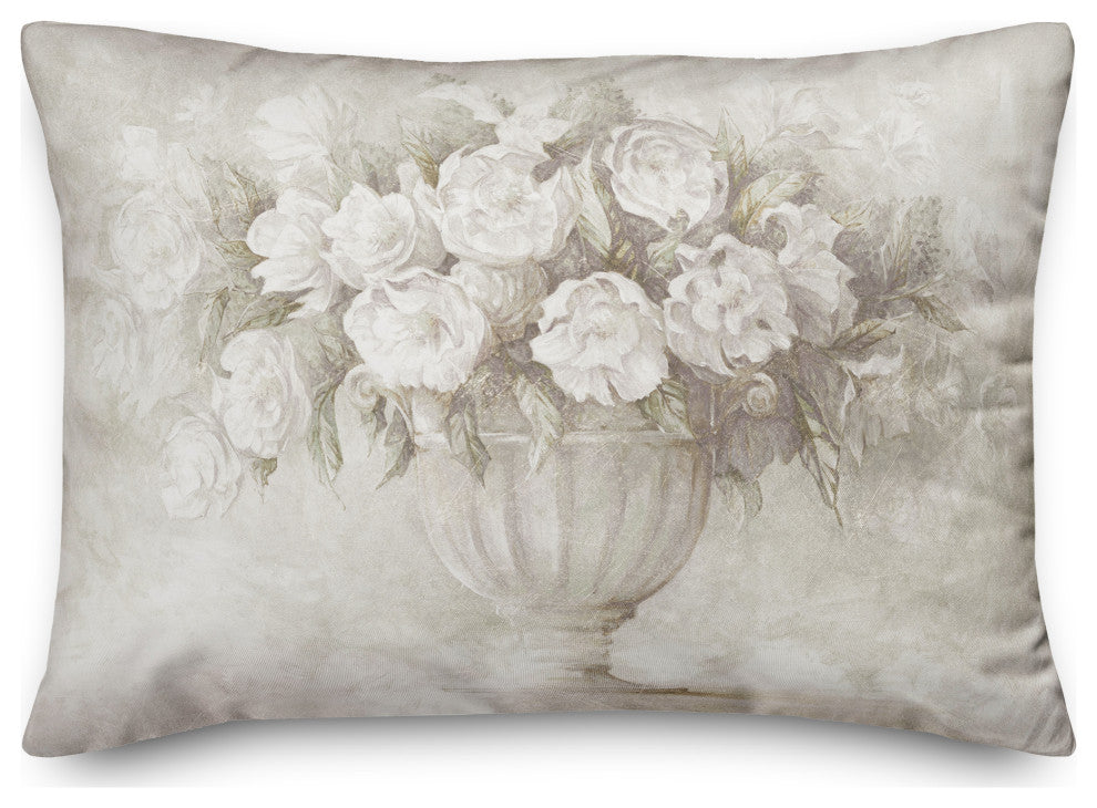 French Country Florals 14"x20" Spun Poly Pillow