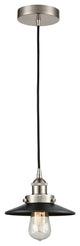 Innovations 616-1PH-SN-M6-BK 1-Light Mini Pendant, Brushed Satin Nickel