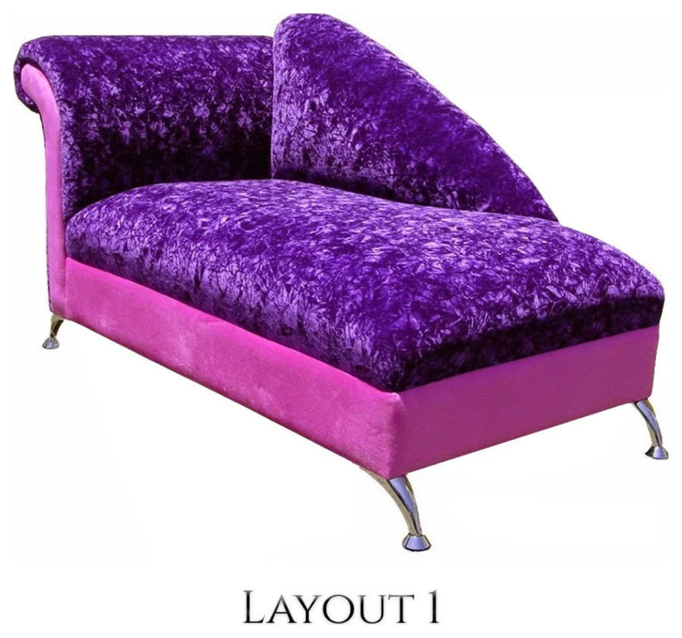 Cleopatra Chaise Lounge, 2-Tone