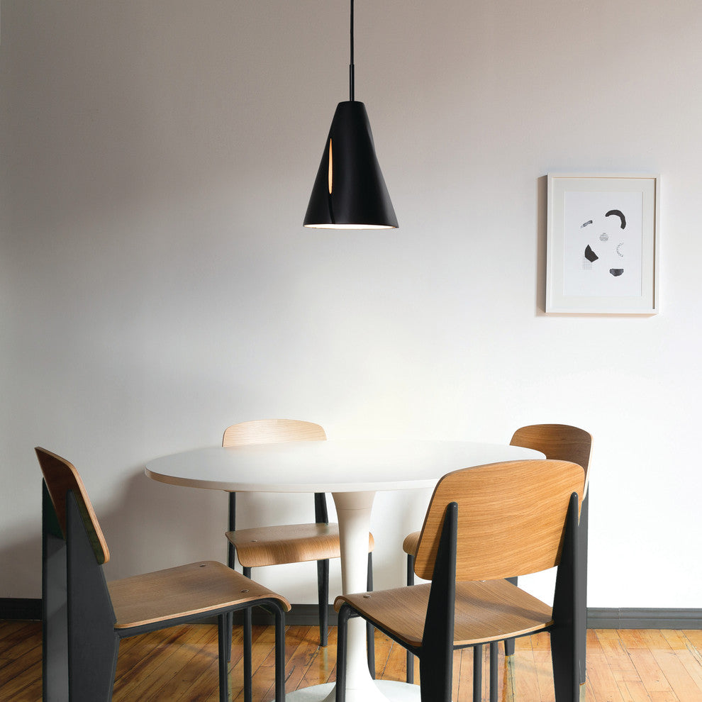 Whirl Mini Pendant, Slate Black