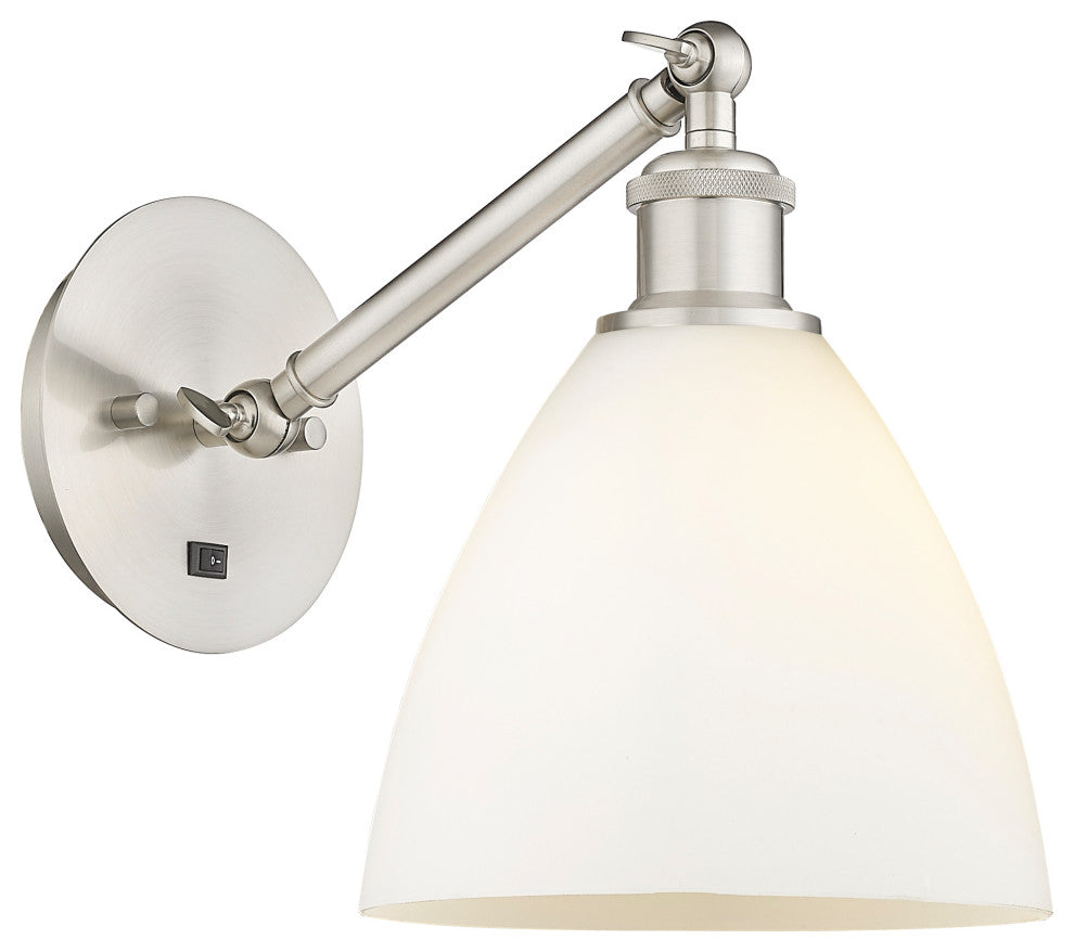 Innovations 317-1W-SN-GBD-751 1 Light Sconce, Brushed Satin Nickel