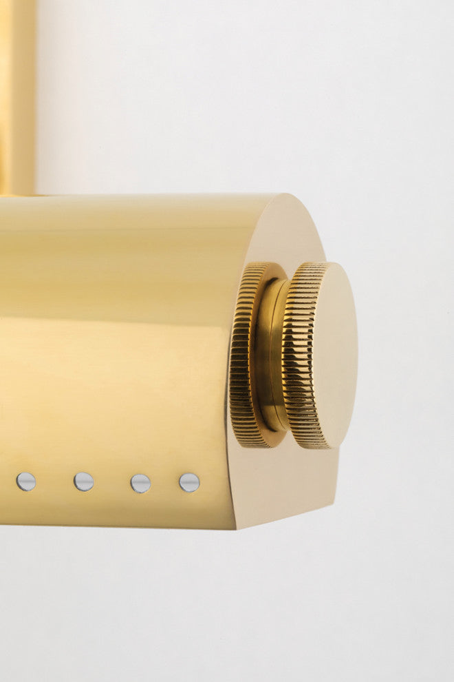 Hampshire 2-Light Medium Picture Light by Mark D. Sikes, Aged Brass Finish