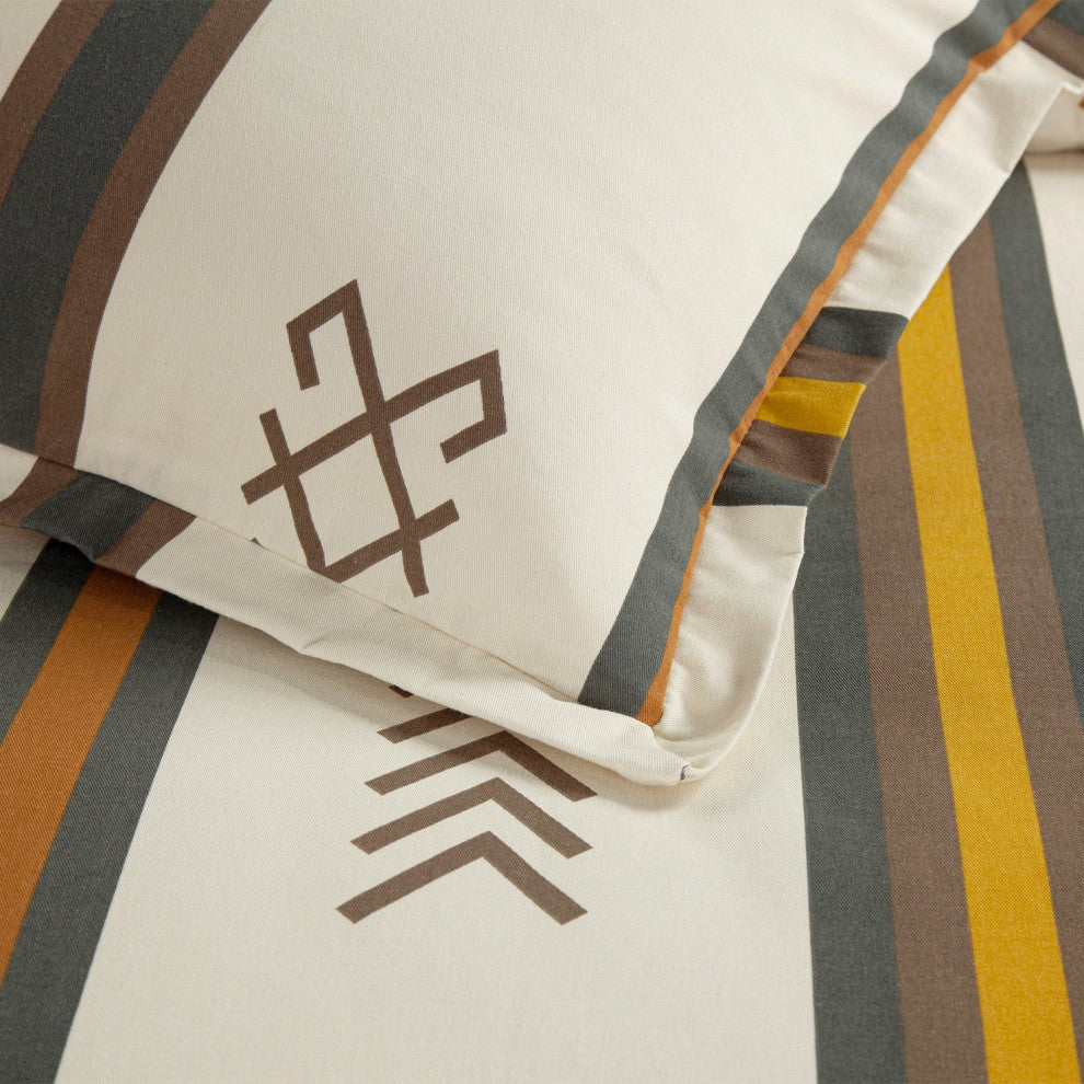 Toluca Canvas Duvet Cover Set, 3 Piece, Queen
