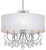 CRYSTORAMA 6625-CH-CL-S Othello 5 Light Chandelier