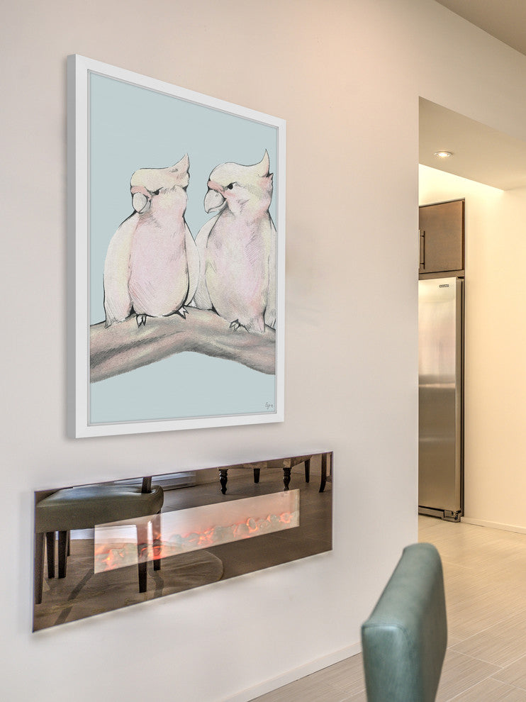 "Ladilafe" Framed Painting Print, 12"x18"
