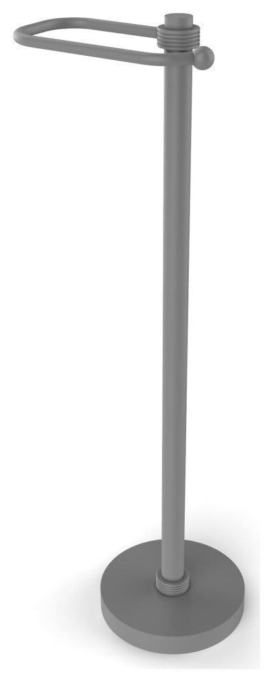 European Style Toilet Tissue Stand, Matte Gray