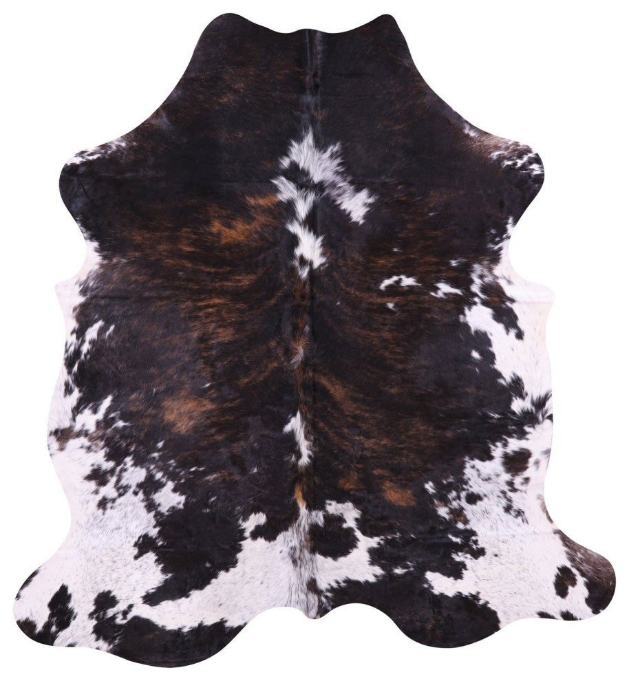 Natural Cowhide Rug 6' 4" X 5' 10" C1886