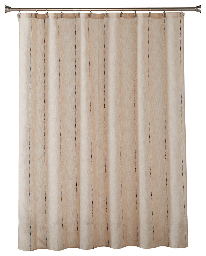 SKL Home Linen Space Dye Shower Curtain
