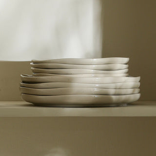 Stone Lain Mirella Stoneware Dinner Plate Set of 4, Beige