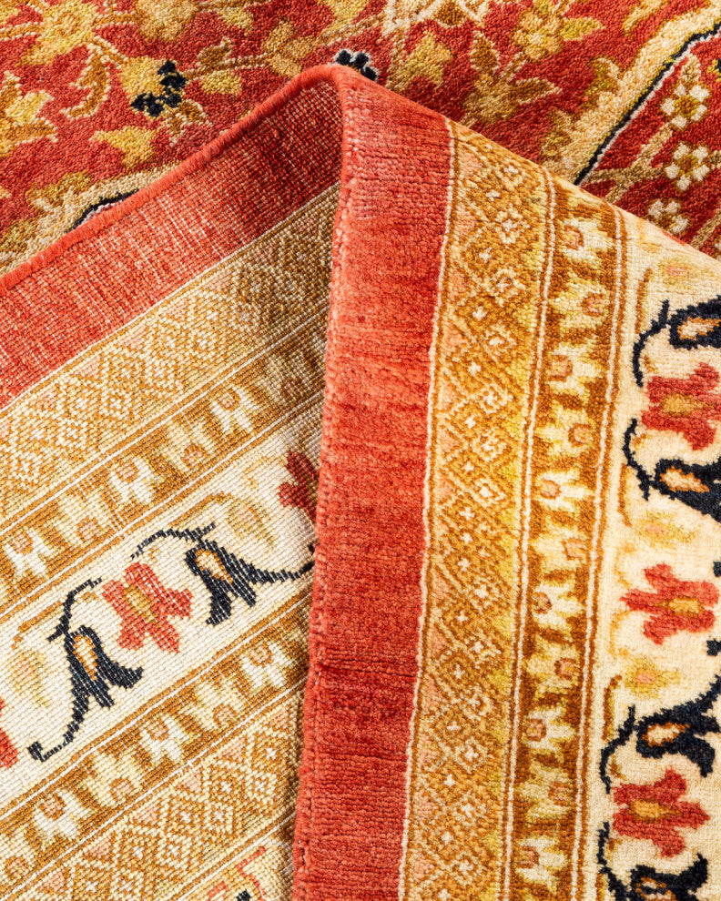 Mogul, One-of-a-Kind Hand-Knotted Area Rug Orange, 12' 2" x 17' 4"