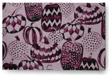 Pumpkins Galore Fall Design Chenille Area Rug, Purple, 4'x6'