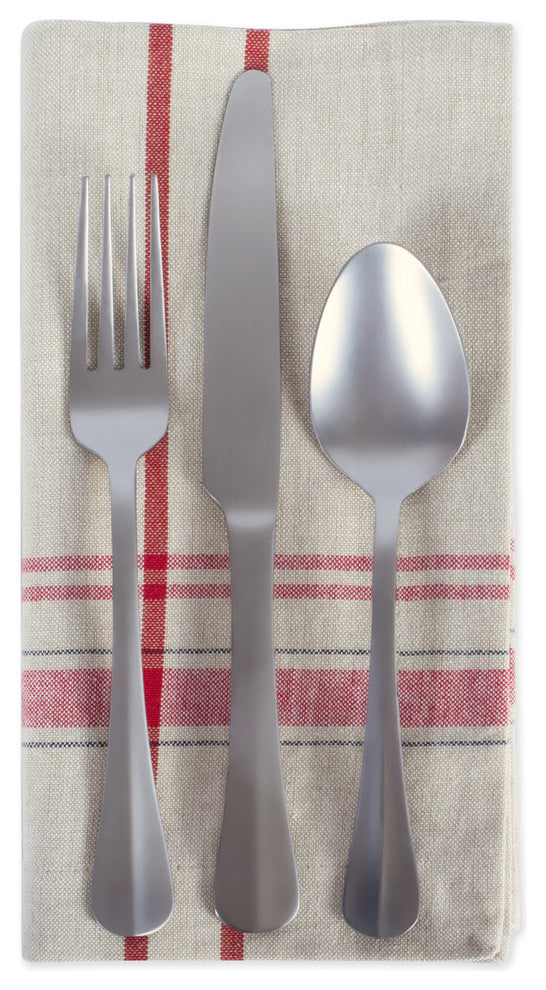 DII Red French Stripe Napkin, Set of 6