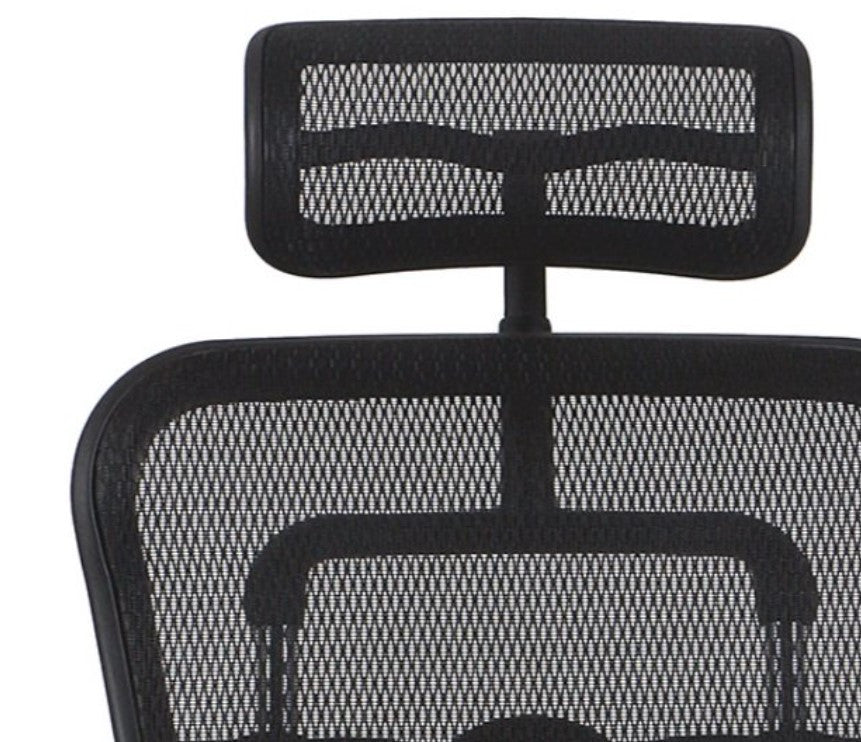 Modern Office Chair, Adjustable Design With Comfortable Breathable Seat, Black