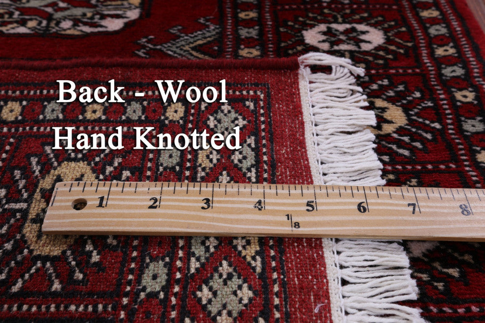2' 0" X 6' 0" Silky Bokhara Hand Knotted Wool Runner Rug - Q13831