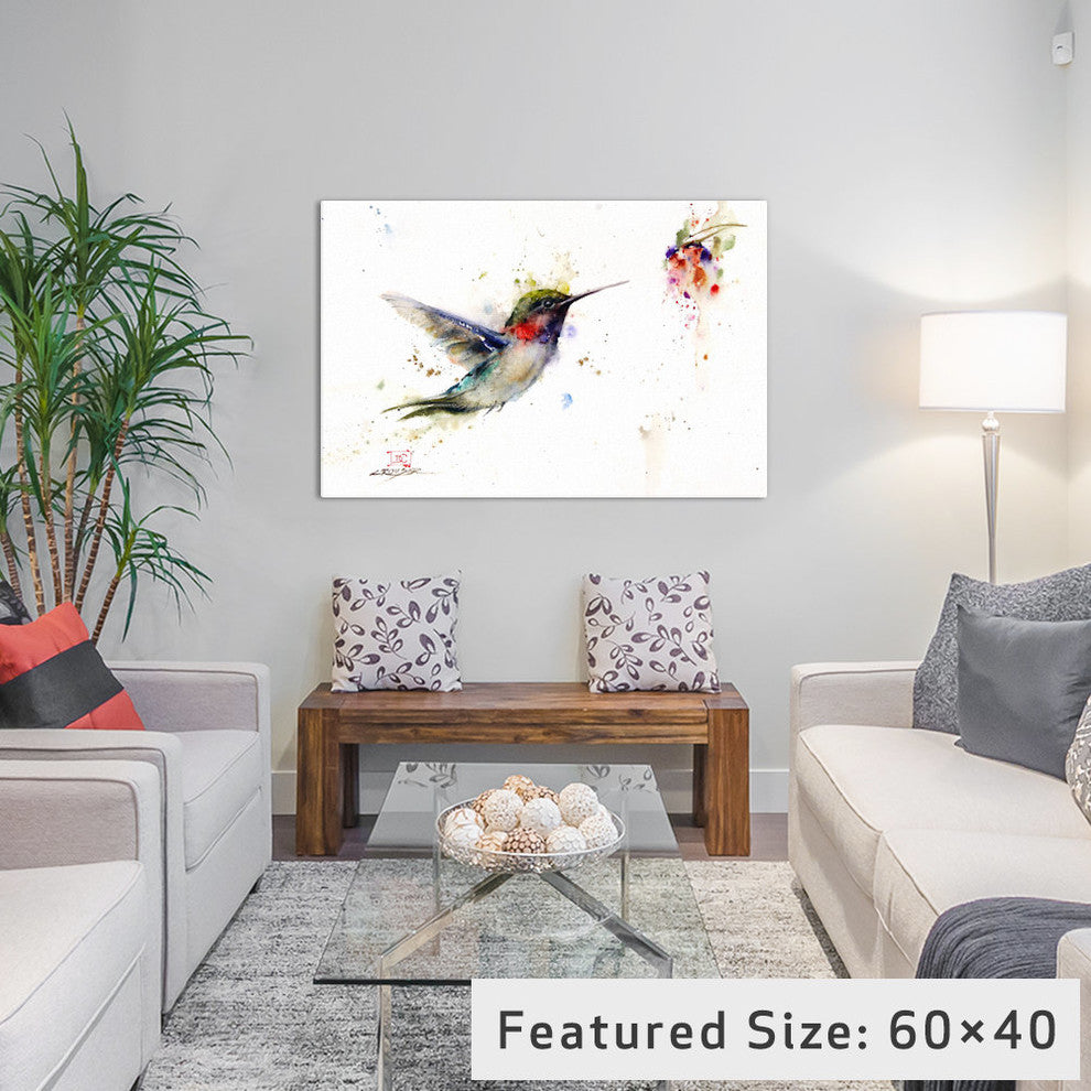 "Colibri in the Moment" by Dean Crouser, 26x18x1.5