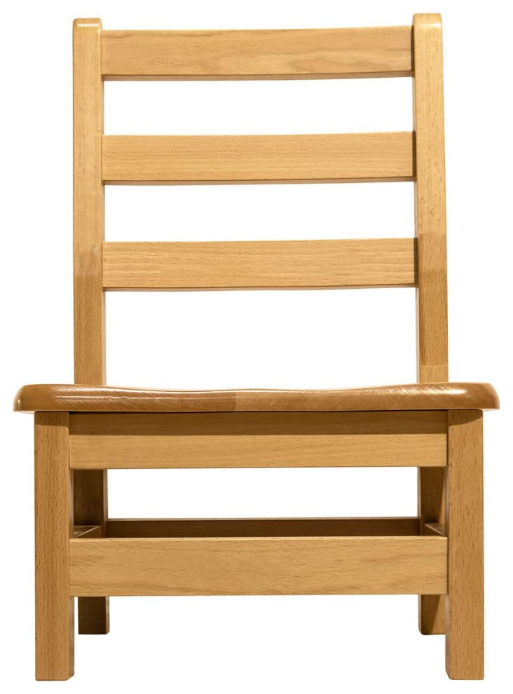 RRI Goods Ladderback Kids Wooden Chair Set of 2, 10"