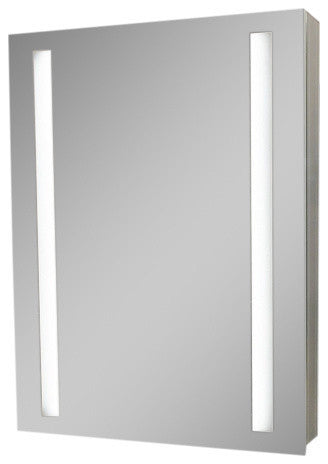 IB Dimmable Mirror Lighted Bathroom Cabinet Verano  24"x5 1/4"x32" 6000 K