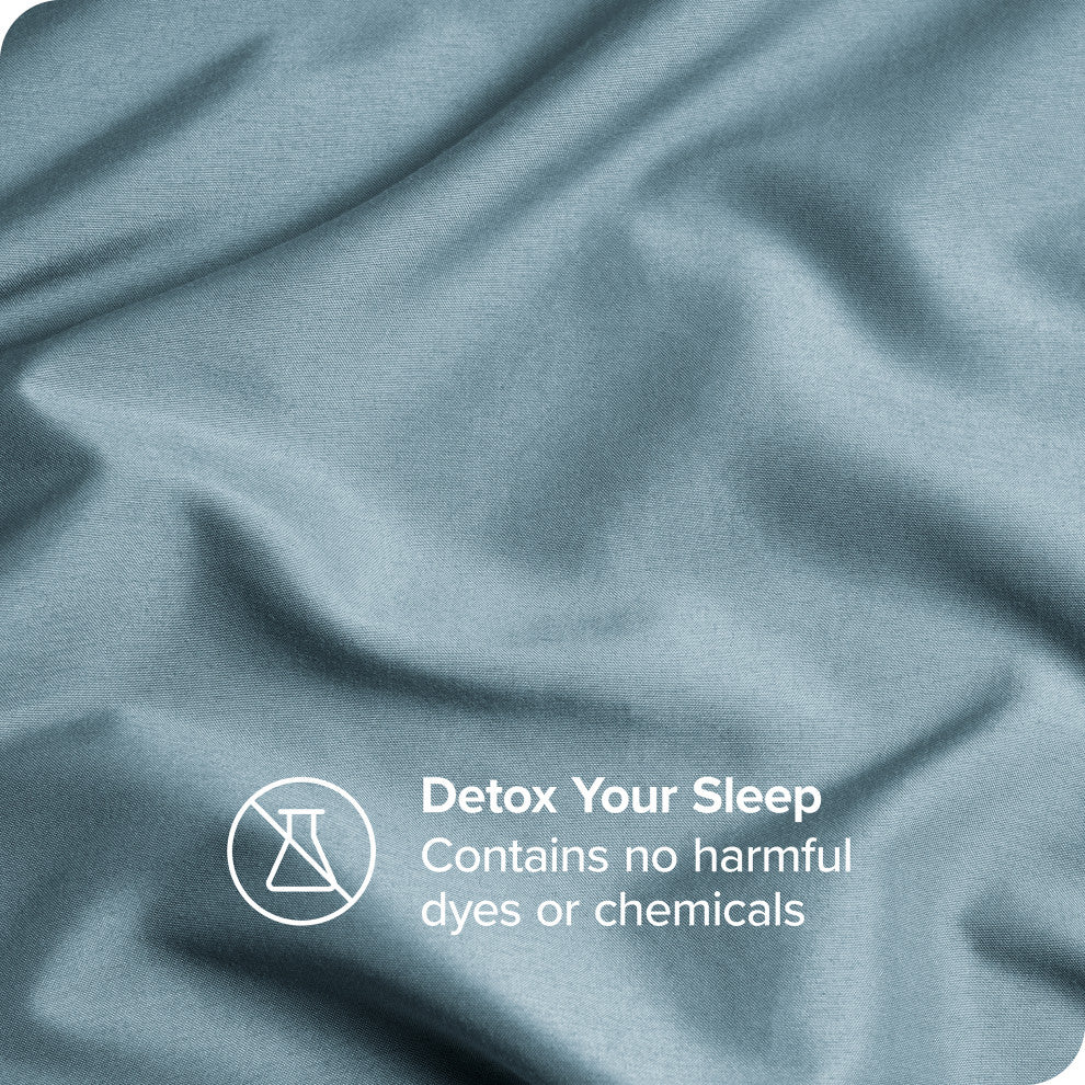 Bare Home Microfiber Pillowcases - Set of 2, Coronet Blue, Standard