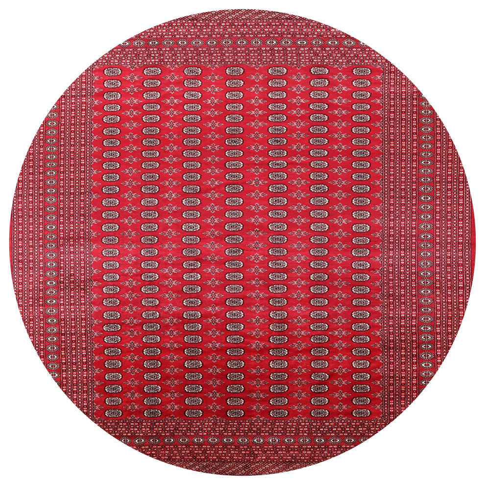 Ahgly Company Indoor Round Mid-Century Modern Area Rugs, 6' Round