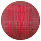 Ahgly Company Indoor Round Mid-Century Modern Area Rugs, 6' Round