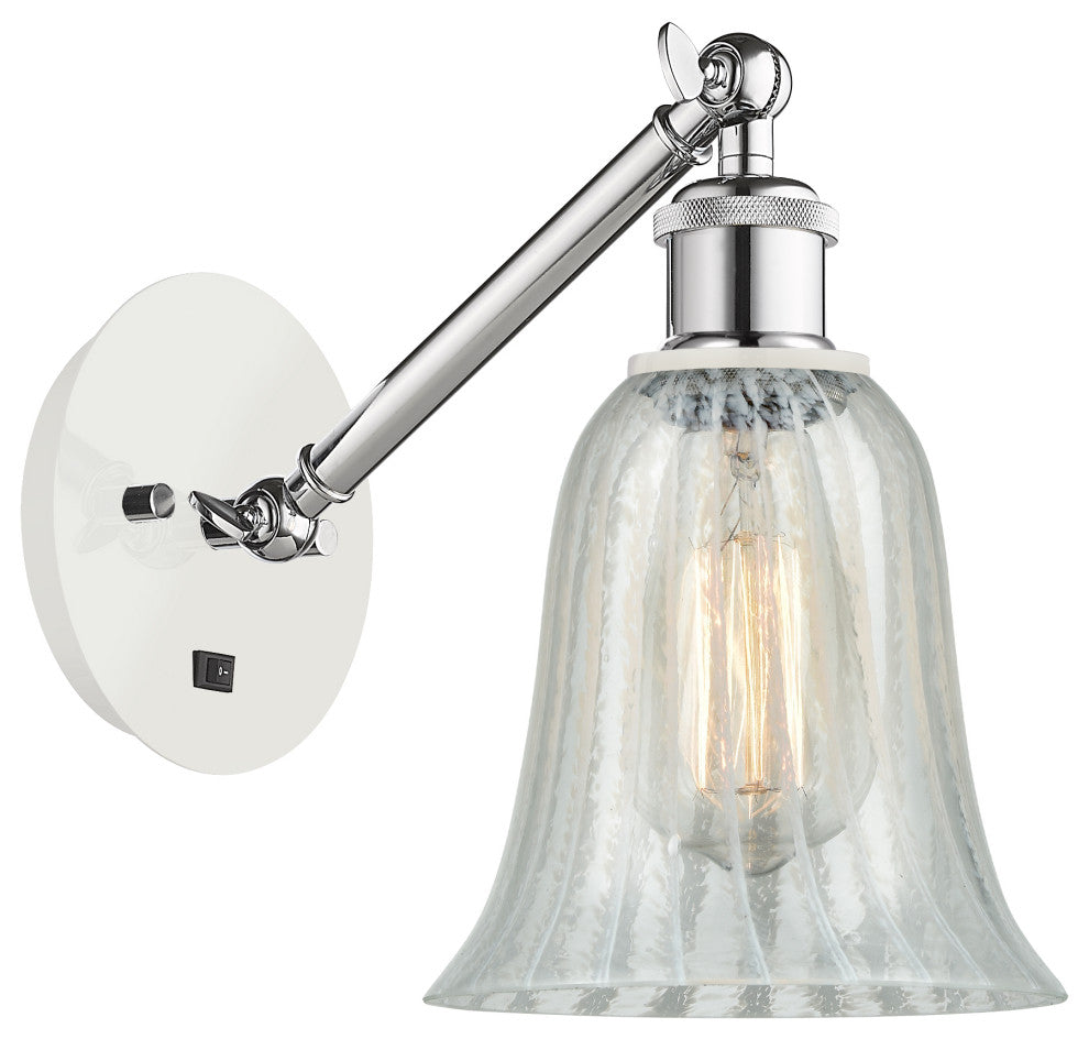 Innovations 317-1W-WPC-G2811-LED 1-Light Sconce, White and Polished Chrome