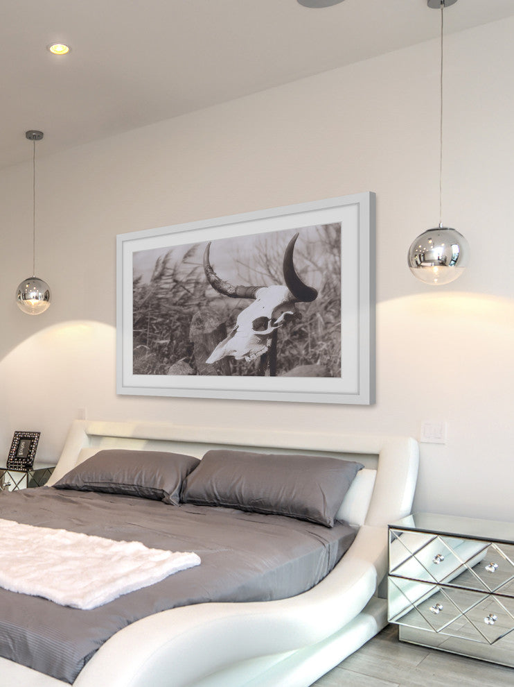 Marmont Hill, "Deserted Skull" Framed Painting Print, 45x30