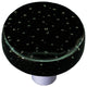 Bubbles Black, Knob Round, Black Post