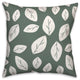 White Leaf Sage 18x18 Spun Poly Pillow