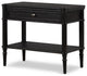Toulouse Nightstand-Distressed Black