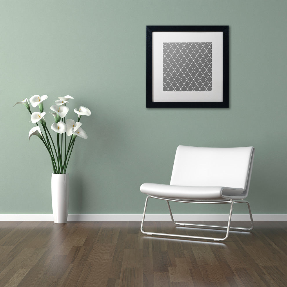 Color Bakery 'Group 08 B' Matted Framed Art, Black Frame, White Mat, 11x11