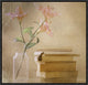 "Slowly But Surely" Framed Canvas Giclee by Delphine Devos, 19x19"