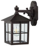 Safavieh Penryn Outdoor Wall Sconce Set of 2 Black
