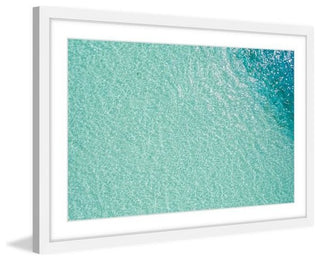 "Azul Sin Fin" Framed Painting Print, 36"x24"