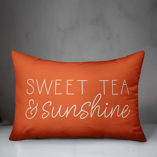 Sweet Tea & Sunshine Outdoor Lumbar Pillow
