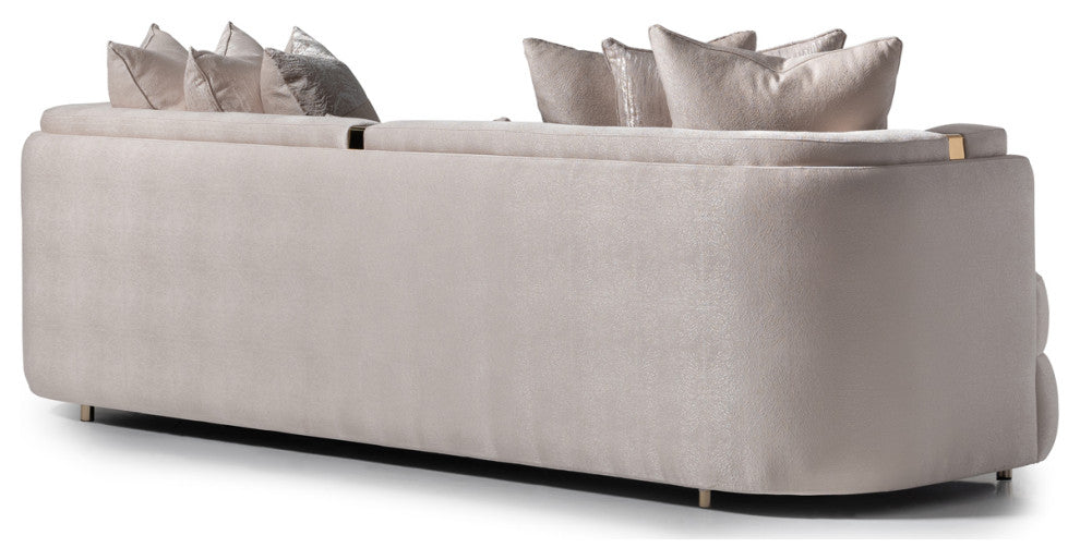 Carmela Mansion Sofa Almond/Gold