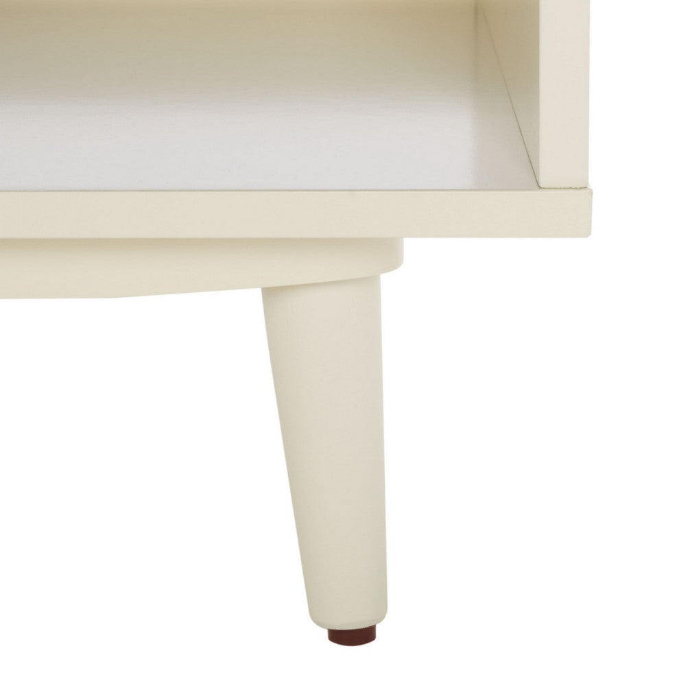 Safavieh Cricket Open Shelf Bench, Grey/Cream