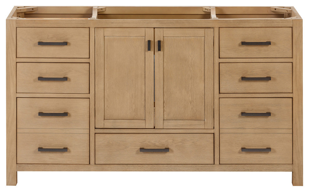 Avanity Modero 60" Single Vanity Only, Brushed Oak
