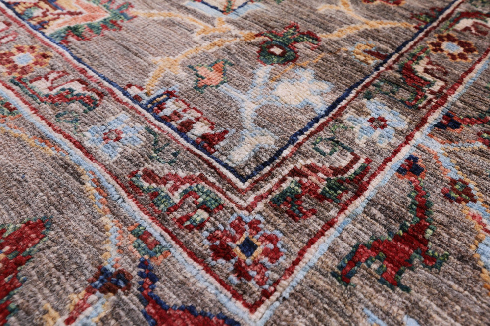 Hand Knotted Persian Tabriz Wool Rug 5' 11" X 8' 11" Q10116